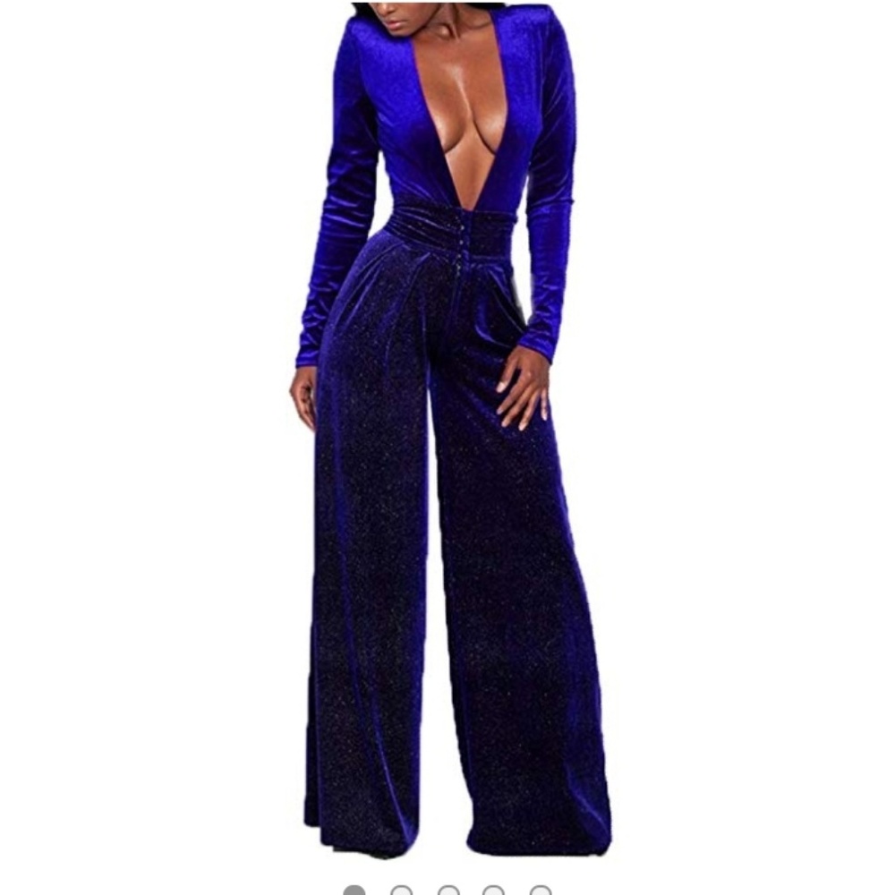 Plunge jumpsuit
